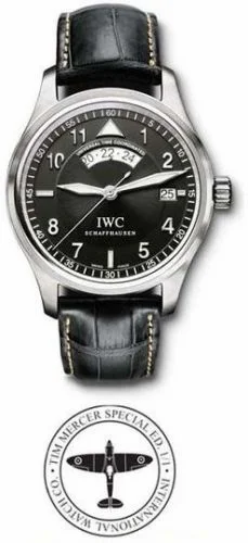 IWC Pilot's Watch Spitfire UTC Platinum / Black / Tim Mercer IW3251-09/1 (IW325109)